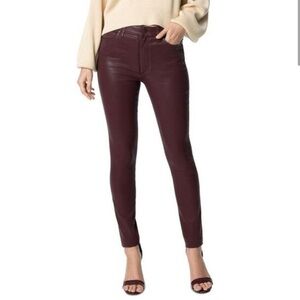 Joe’s Coated Charlie High Rise Skinny Ankle